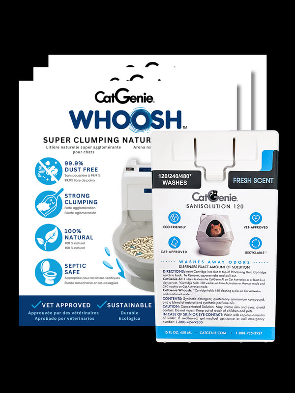 Whoosh Super Clumping Cat Litter 3+1 Combo